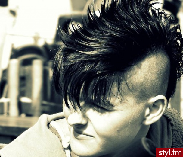 Punk Rock Alternatywne Średnie Fryzury