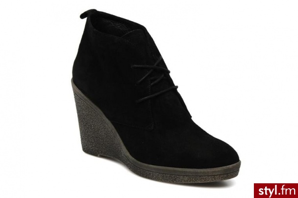 Elizabeth Stuart PÓŁBUTY I BOTKI AGATHE BY ELIZABETH STUART (Czarny) - Botki Buty Moda
