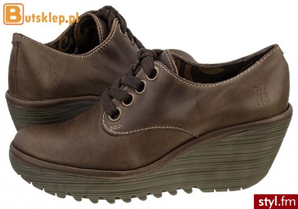 FLY London buty Yia Rug Dk. Grey (P500324007) - Koturny Buty Moda