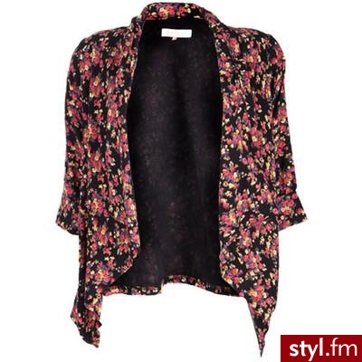 Miso Ditsy Print Blazer - Polyvore. Pobrano ze strony: http://www.polyvore.com/miso_ditsy_print_blazer/thing?id=20653062 - Pozostałe Ciuchy Moda
