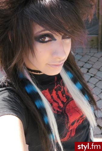 EMO Alternatywne Średnie Fryzury