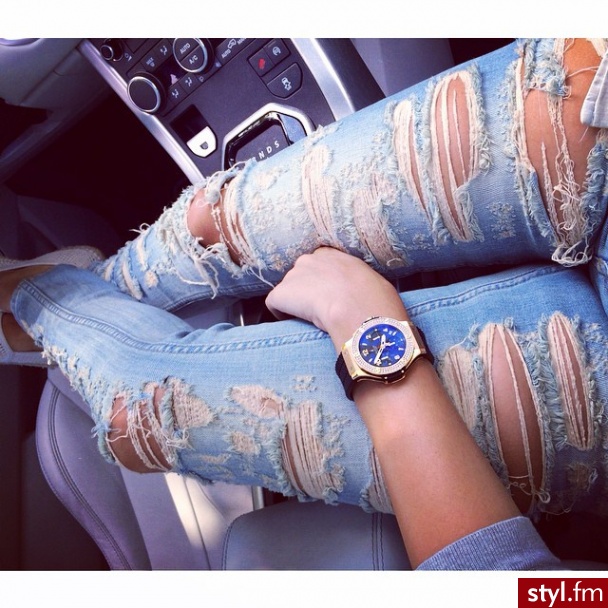 Jeansy Spodnie Moda