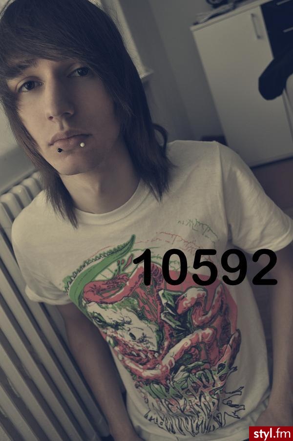 EMO Alternatywne Średnie Fryzury