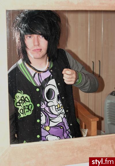 EMO Alternatywne Średnie Fryzury