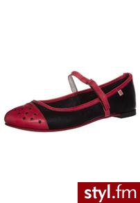 Art LILLE Baleriny z zapięciem czarny - Balerinki Buty Moda