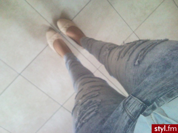 Jeansy Spodnie Moda