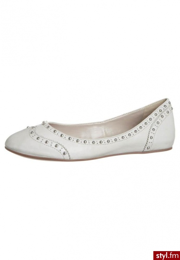 Bagatt Baleriny beżowy - Balerinki Buty Moda