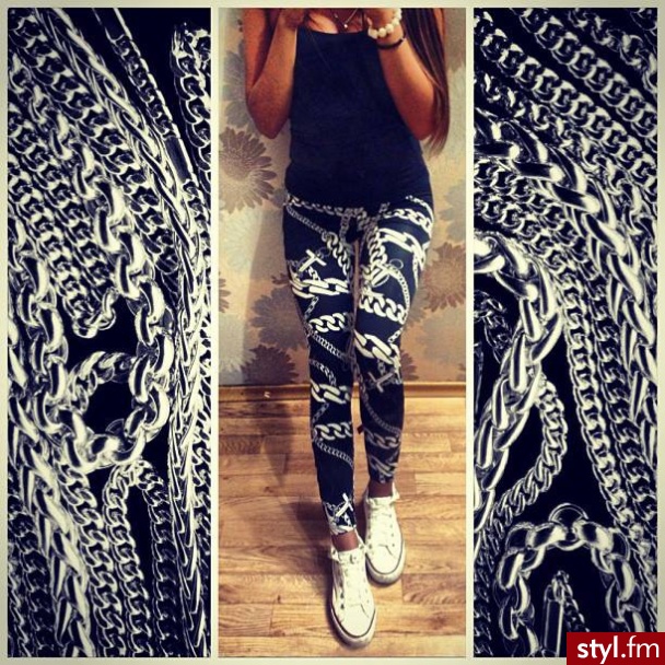 Leginsy Spodnie Moda