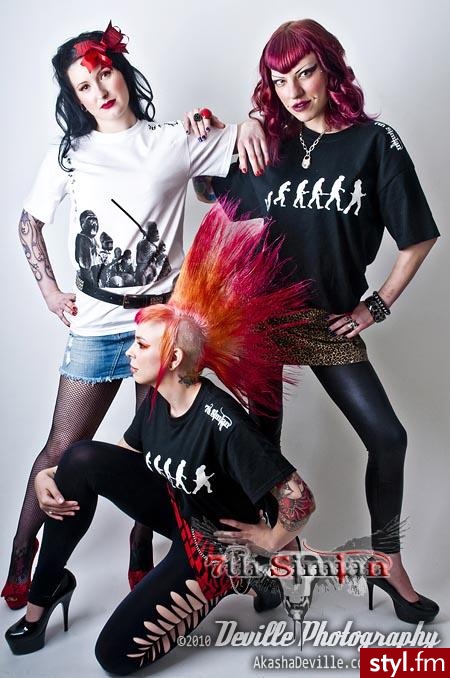 Punk Rock Alternatywne Średnie Fryzury