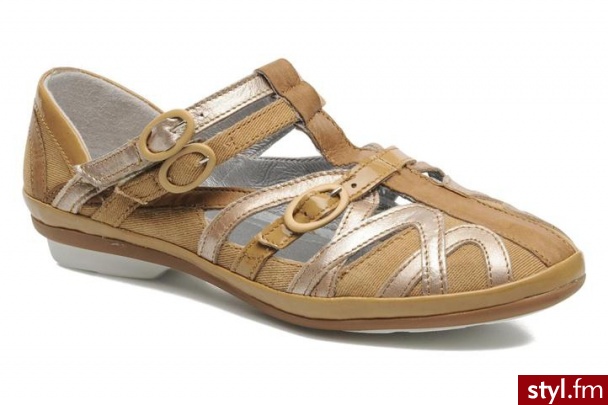 Pataugas Balerinki Thurman W by (Brązowy) - Balerinki Buty Moda