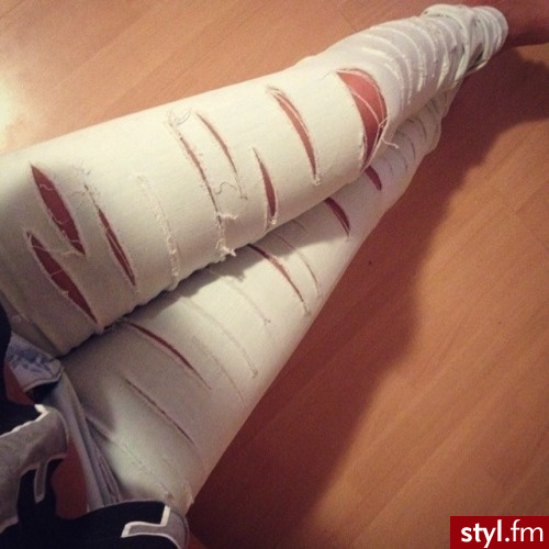 Jeansy Spodnie Moda