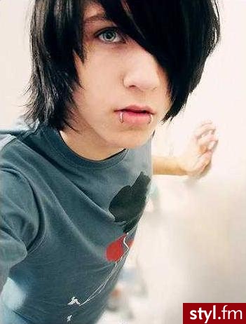 EMO Alternatywne Średnie Fryzury