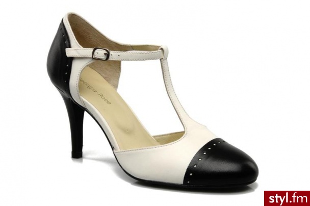 Georgia Rose CZÓŁENKA TAMAR BY GEORGIA ROSE (Biały) - Czółenka Buty Moda