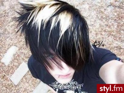 EMO Alternatywne Średnie Fryzury