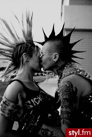 Punk Rock Alternatywne Średnie Fryzury