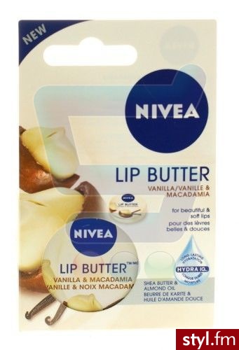 NIVEA Balsam do Ust Vanilla & Macadamia  16,7 g - Dzienne Makijaże