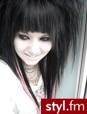 EMO Alternatywne Średnie Fryzury