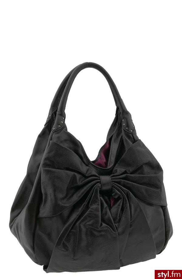Duża torba z kokardą z metalicznym połyskiem od Betsey Johnson - 398$ - Pozostałe Torebki Moda