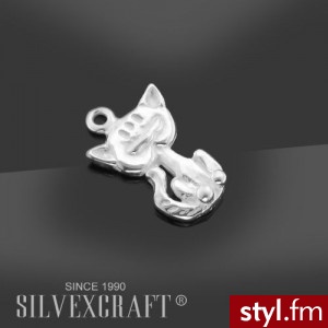 Charms kotek srebro próba 925 - Wisiorki Biżuteria Moda