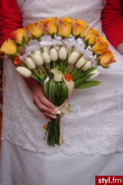 Bukiety ślubne Ślub Moda