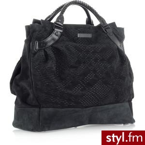 Burberry Prorsum Laser-cut suede tote - Polyvore. Pobrano ze strony: http://www.polyvore.com/burberry_prorsum_laser-cut_suede_tote/thing?id=10913769 - Pozostałe Torebki Moda