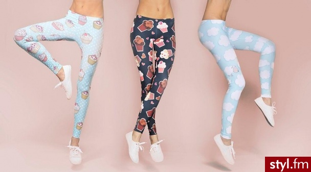 Leginsy Spodnie Moda