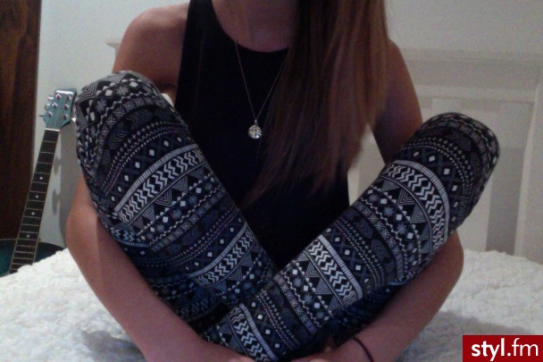 Leginsy Spodnie Moda