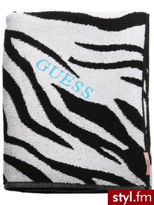 ręcznik w zebrę firmy Guess - 69$ - Gadżety Inne Moda