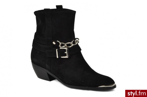 APL Anonym PÓŁBUTY I BOTKI DAPUR BY APL ANONYM (Czarny) - Botki Buty Moda