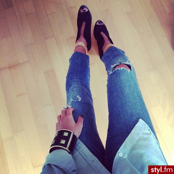 Jeansy Spodnie Moda