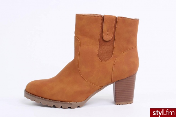Botki Camel - Botki Buty Moda