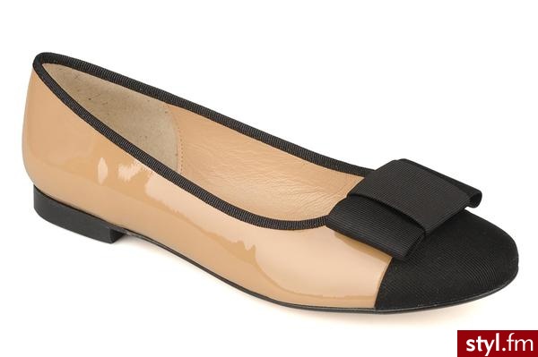 Valensi BALERINKI G2 TOILE W BY VALENSI (Beżowy) - Balerinki Buty Moda