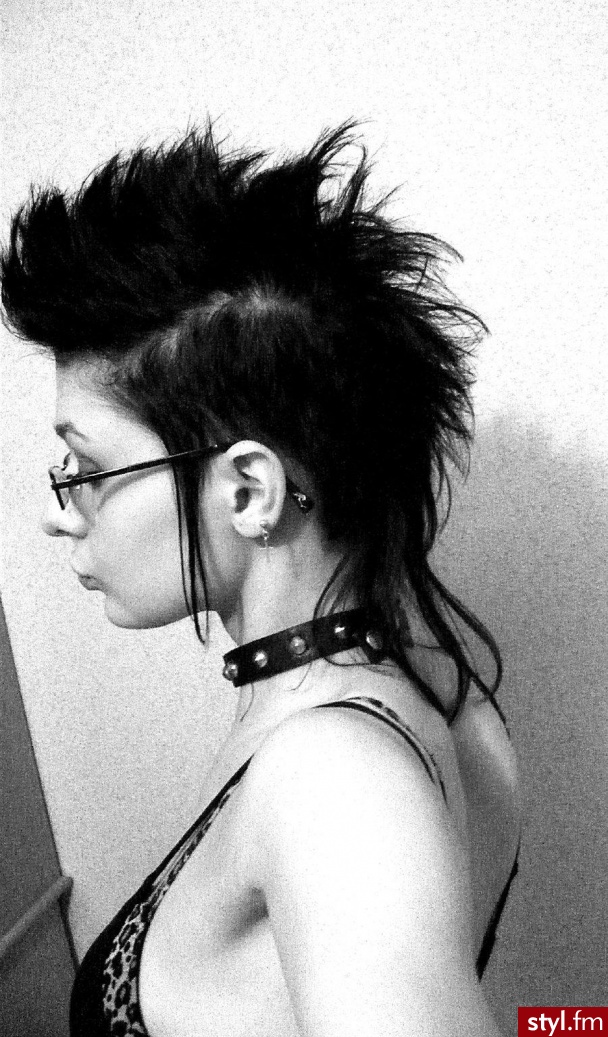 Punk Rock Alternatywne Średnie Fryzury