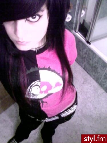 EMO Alternatywne Średnie Fryzury