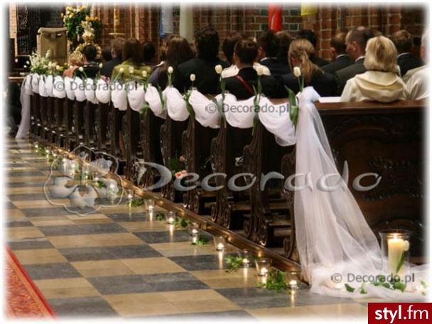 Dekoracje ślubne Ślub Moda