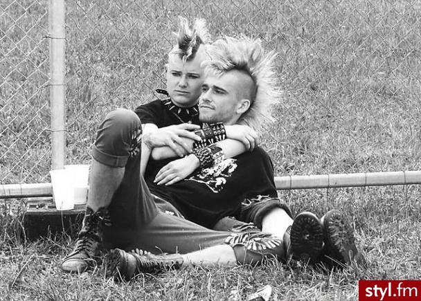 Punk Rock Alternatywne Średnie Fryzury
