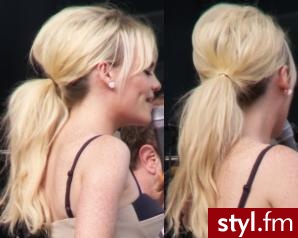 Blond Rozpuszczone Proste Na co dzień Długie Fryzury