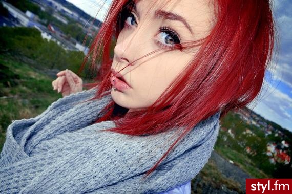 Kolorowe Rozpuszczone Proste Na co dzień Długie Fryzury