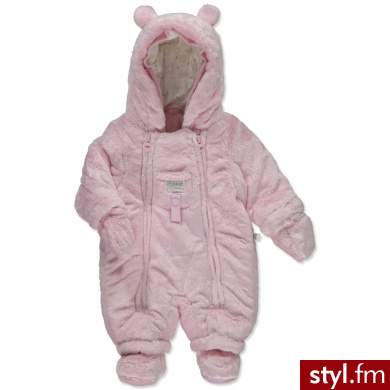 KANz Girls Baby Kombinezon zimowy Teddy plusch ballerina - Pozostałe Spodnie Moda