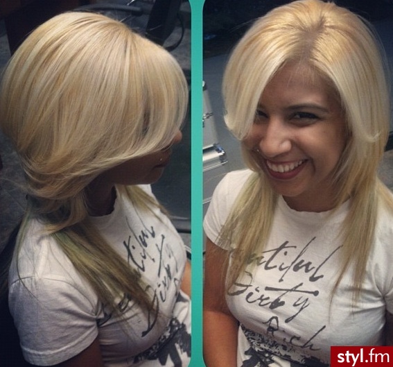 Blond Rozpuszczone Proste Na co dzień Długie Fryzury