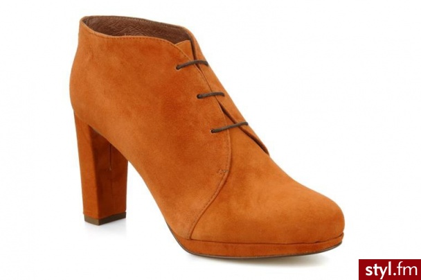 Georgia Rose PÓŁBUTY I BOTKI LAWESI BY GEORGIA ROSE (Pomarańczowy) - Botki Buty Moda