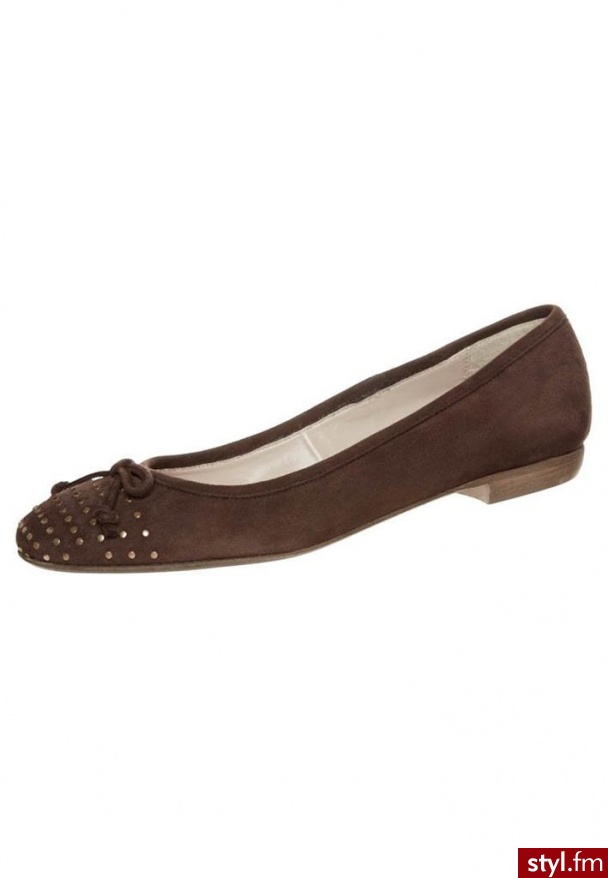 Pier One Baleriny brązowy (1098505) - Balerinki Buty Moda