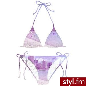 Strój kąpielowy z motywem plaży:) - Pozostałe Ciuchy Moda