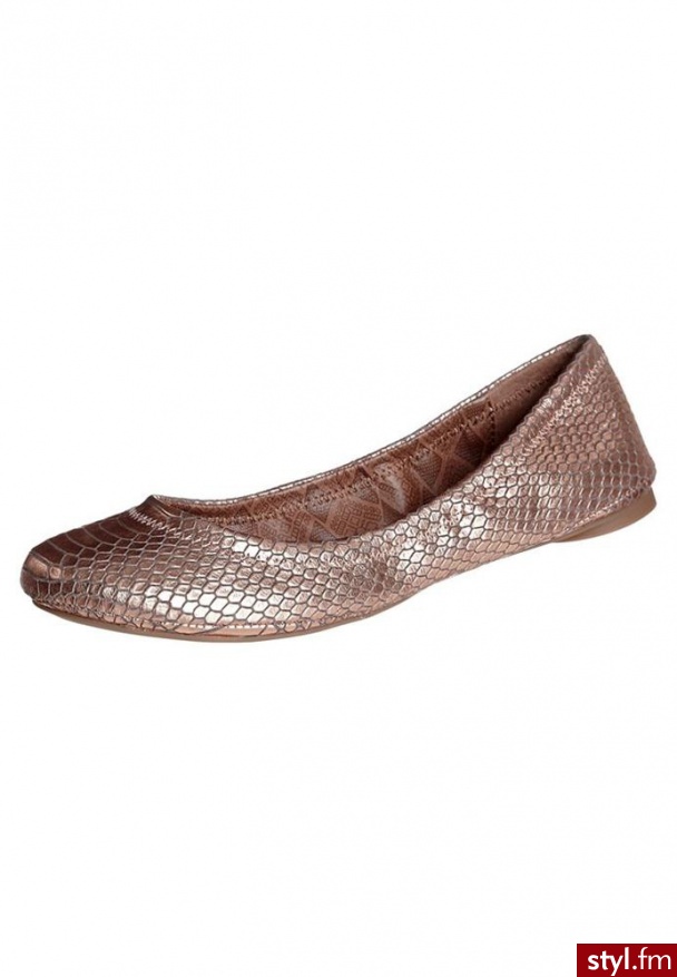 Lucky Brand EMMIE Baleriny złoty - Balerinki Buty Moda