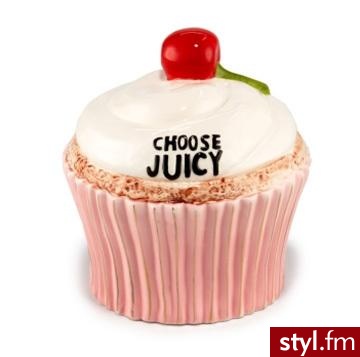 Słodka, ręcznie malowana skarbonka od Juicy Couture. Cena: $45 - Misz-masz