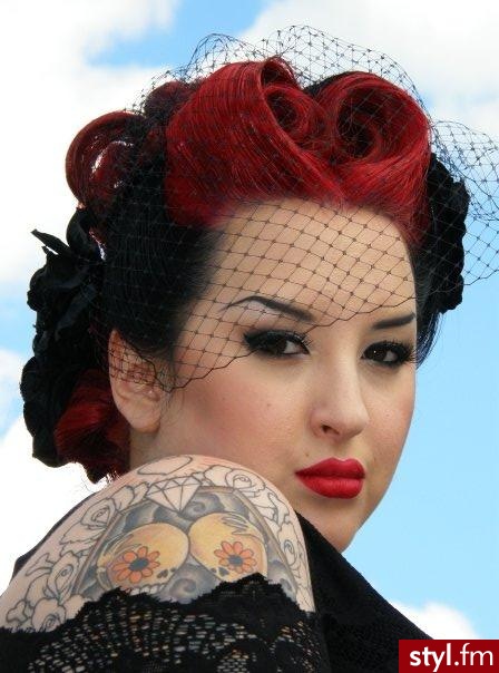 Kolorowe Punk Rock Alternatywne Średnie Fryzury