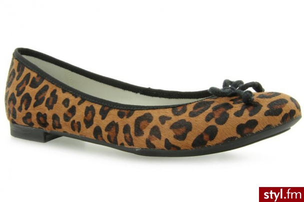 Clarks BALERINKI Carousel Ride Animal Print - Balerinki Buty Moda