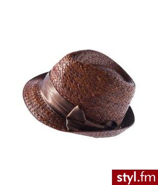 Rafia trilby - Chestnut brown - Promod. Pobrano ze strony: http://www.promod.eu/accessories/hats/rafia-trilby-chestnut-brown-R2290292080.html - Nakrycia głowy Dodatki Moda