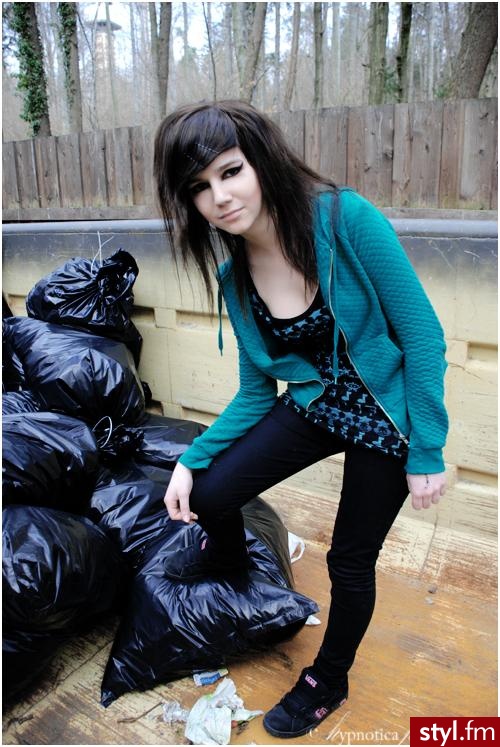 EMO Alternatywne Średnie Fryzury