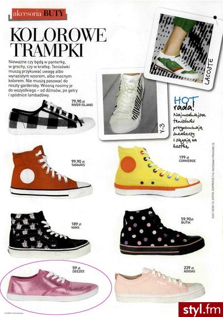 Jeżeli już jest to przepraszam.
Mi osobiście chodzi o te w kropki różowo fioletowe ;] świetne. - Pozostałe Buty Moda